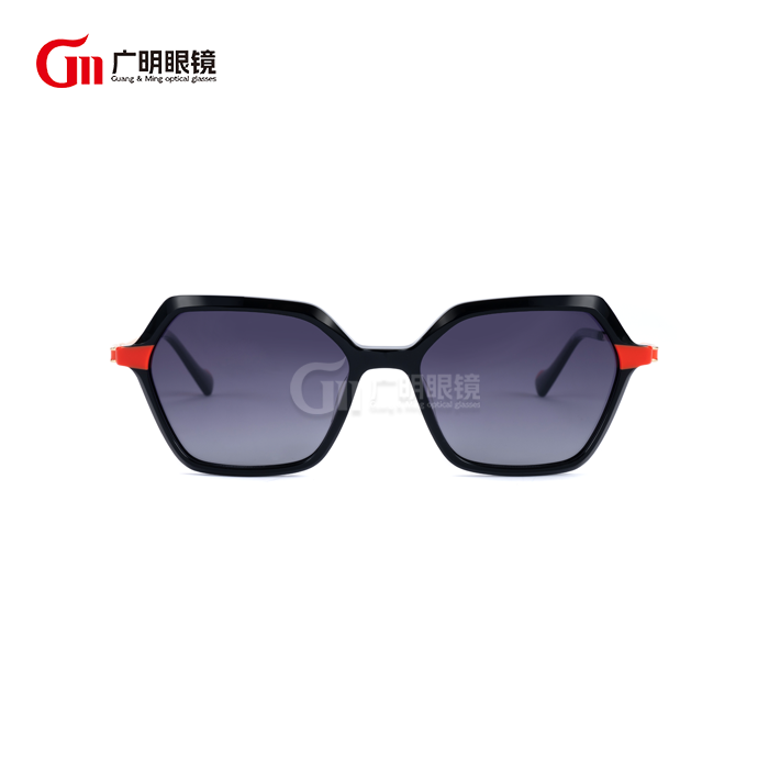 black thick aviator sunglasses